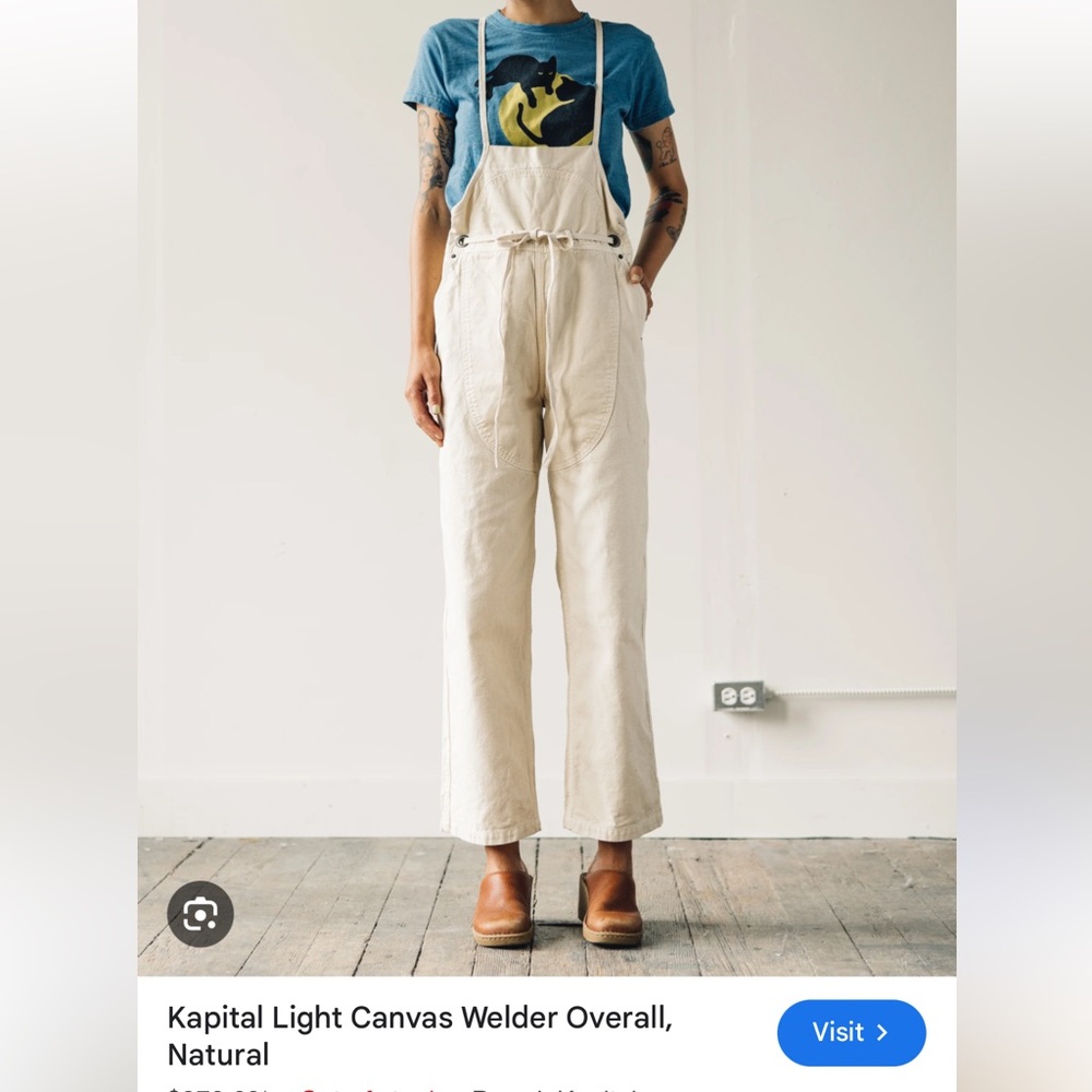 Kapital Canvas Welder overall